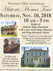 Historic Homes Tour Flyer