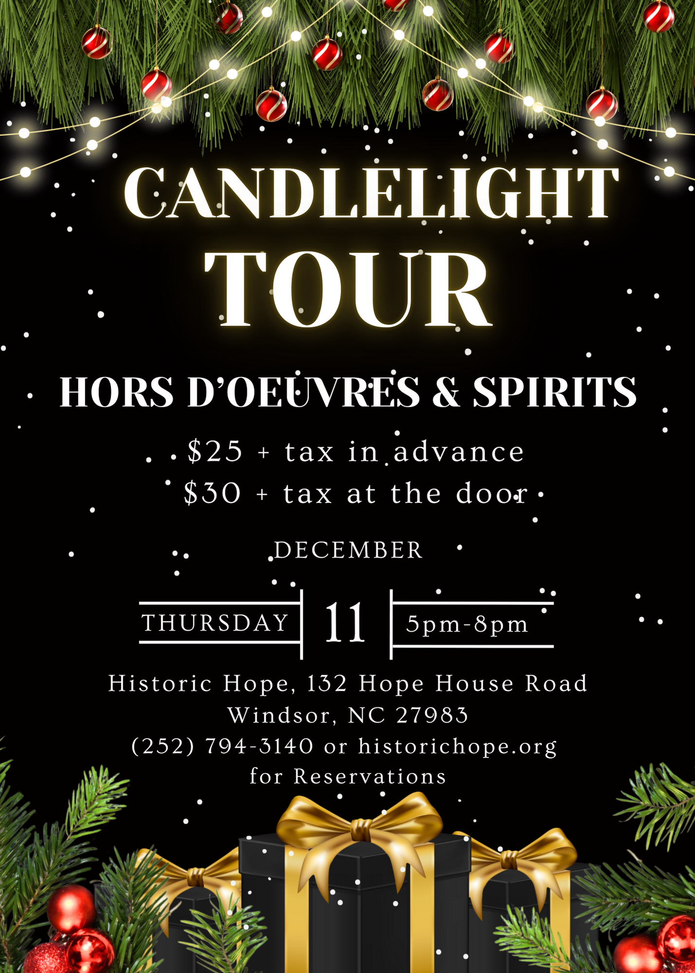 Candlelight Tour